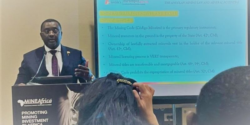 “OS MINERAIS CRÍTICOS SÃO ESTRATÉGICOS PARA ANGOLA” – PAULO TANGANHA “OS MINERAIS CRÍTICOS SÃO ESTRATÉGICOS PARA ANGOLA” – PAULO TANGANHA