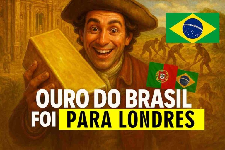 VOCÊ SABIA QUE 65% DE TODO OURO QUE PORTUGAL LEVOU DO BRASIL ACABOU NAS MÃOS DOS INGLESES? VOCÊ SABIA QUE 65% DE TODO OURO QUE PORTUGAL LEVOU DO BRASIL ACABOU NAS MÃOS DOS INGLESES?