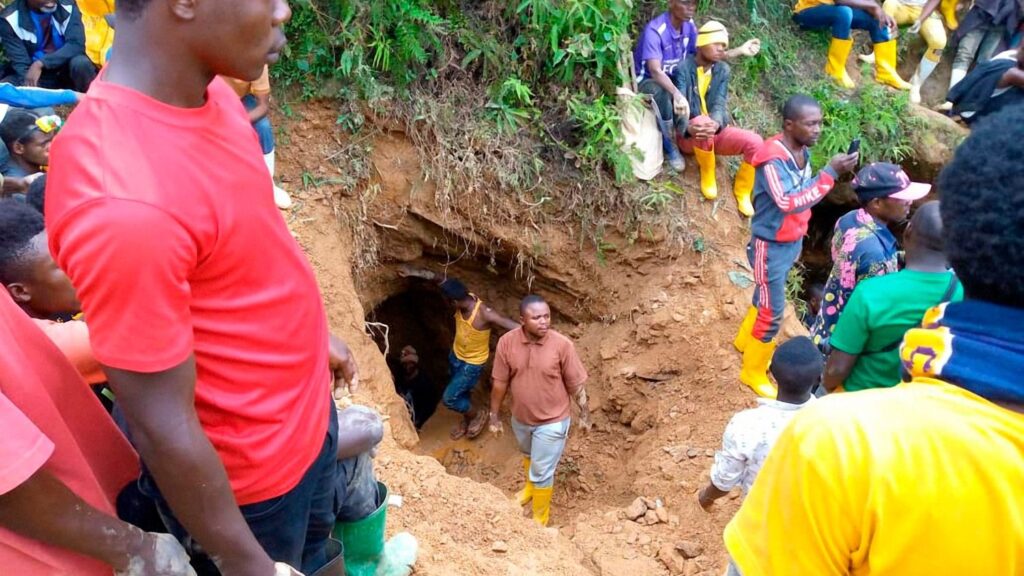 MAIS DE 40 MORTOS NO DESABAMENTO DE MINA DE OURO NA RDC MAIS DE 40 MORTOS NO DESABAMENTO DE MINA DE OURO NA RDC