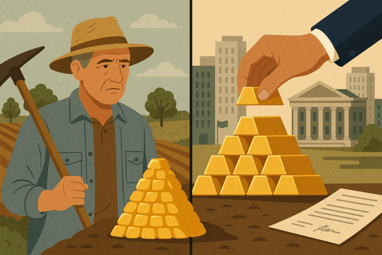 FRANÇA: BILHÕES EM OURO NO QUINTAL DE AGRICULTOR FICAM TODO PARA O ESTADO FRANÇA: BILHÕES EM OURO NO QUINTAL DE AGRICULTOR FICAM TODO PARA O ESTADO