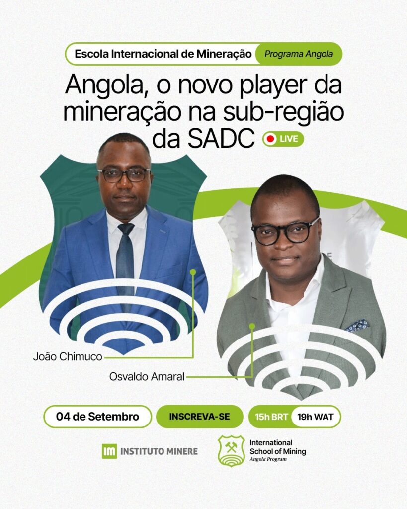 LANÇAMENTO EXCLUSIVO: ANGOLA NO CENTRO DA NOVA ERA DA MINERAÇÃO INTERNACIONAL