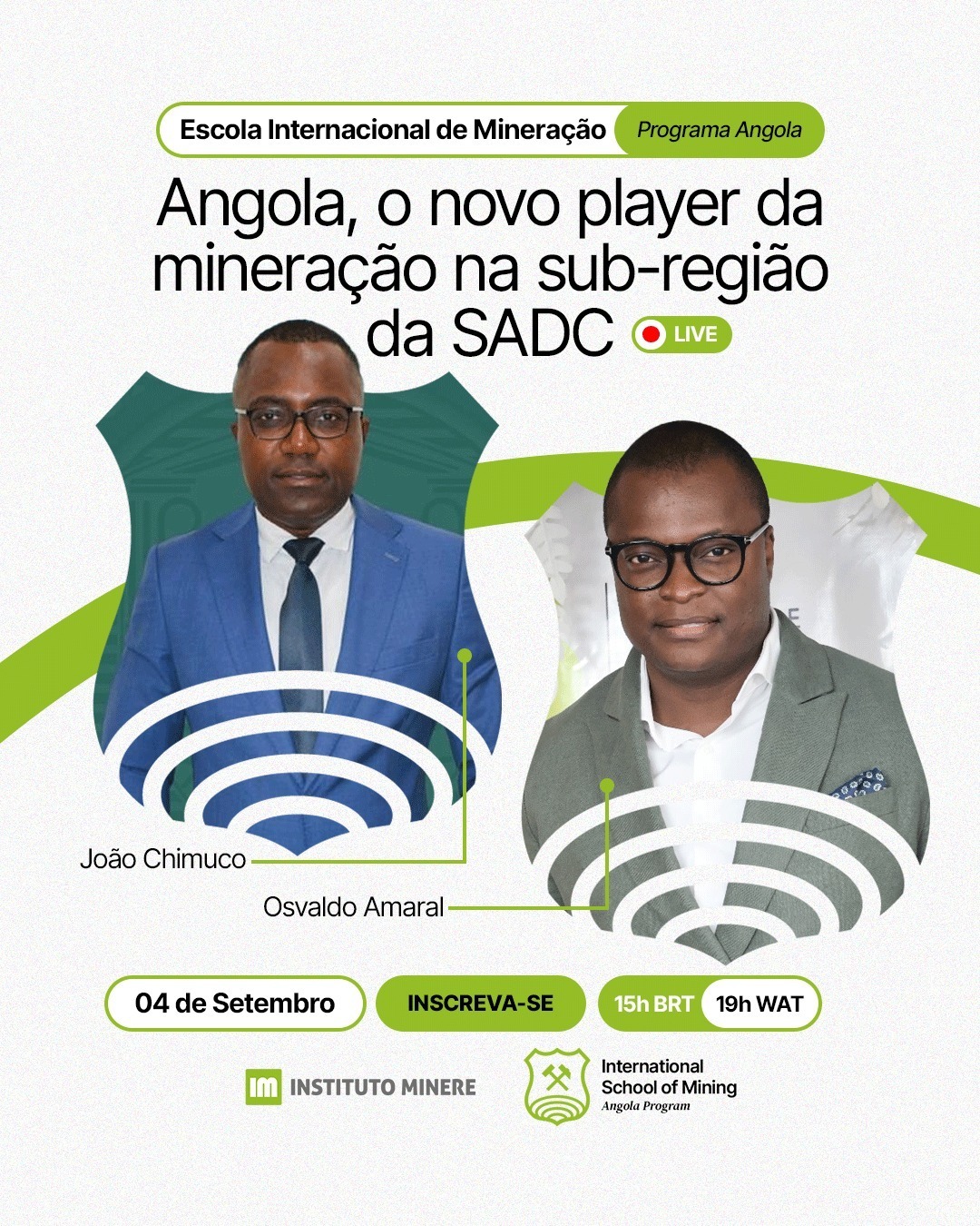 LANÇAMENTO EXCLUSIVO: ANGOLA NO CENTRO DA NOVA ERA DA MINERAÇÃO INTERNACIONAL LANÇAMENTO EXCLUSIVO: ANGOLA NO CENTRO DA NOVA ERA DA MINERAÇÃO INTERNACIONAL