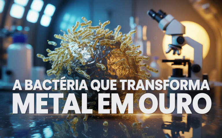 BACTÉRIA GARIMPEIRA É CAPAZ DE PRODUZIR OURO ATRAVÉS DE OUTROS METAIS
